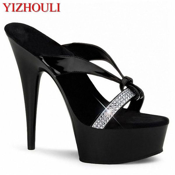 pole dancing 15cm high heels platform shoes wear celebrity style quality rhinestones and stylish oversized sandals, Black
pole dancing 15cm high heels platform shoes wear celebrity style quality rhinestones and stylish oversized sandals, Black