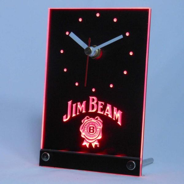 wall clocks tnc0478 jim beer table desk 3d led clock
