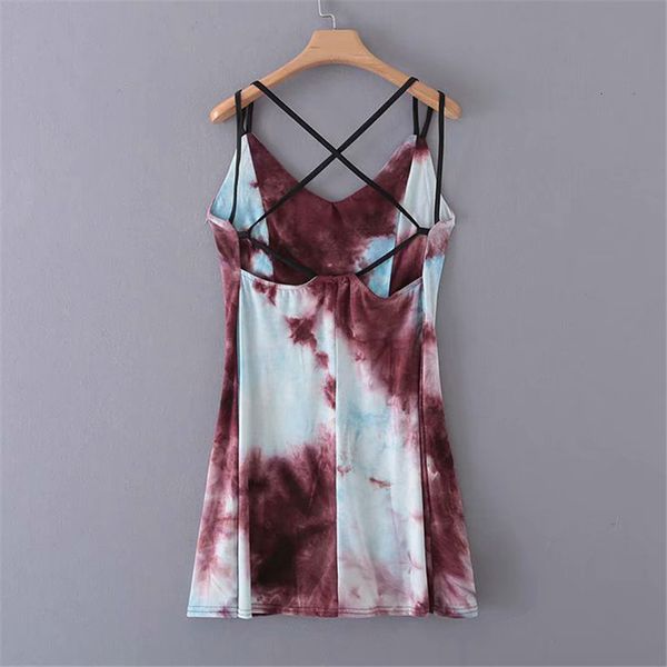 casual summer single dresses style tie dye printed suspender dress a8ms8873, Black;gray
casual summer single dresses style tie dye printed suspender dress a8ms8873, Black;gray