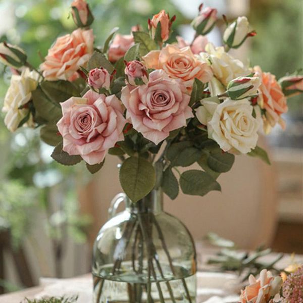decorative flowers & wreaths sktn 2 head vintage large roses artificial silk branch big flower white peony fake wedding home decoration
decorative flowers & wreaths sktn 2 head vintage large roses artificial silk branch big flower white peony fake wedding home decoration
