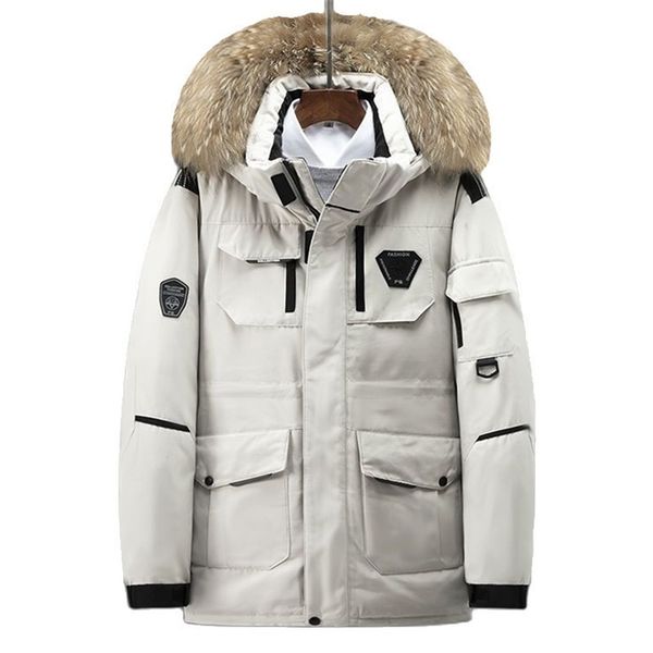 -30 degree winter couple puffer jacket women's thicken warm 90% white duck down jackets mens waterproof shiny parka coat fashion 211110, Black
-30 degree winter couple puffer jacket women's thicken warm 90% white duck down jackets mens waterproof shiny parka coat fashion 211110, Black