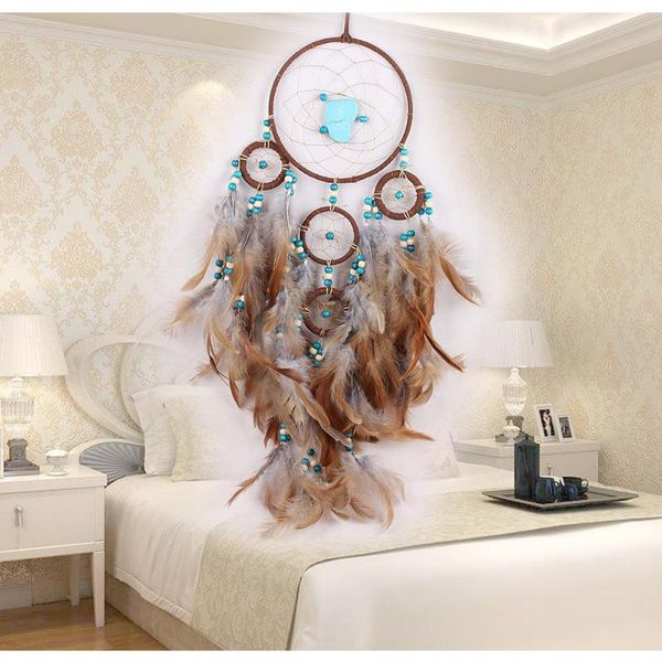handmade big brown hanging dreamcatcher wind chimes style feather pendant dream catcher gift home decor decorative objects & figurine figuri
handmade big brown hanging dreamcatcher wind chimes style feather pendant dream catcher gift home decor decorative objects & figurine figuri