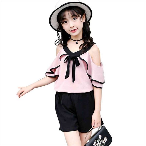 clothes for girls solid off shoulder shirt shorts suit summer teenage clothing set 10 12 13 14 year, White
clothes for girls solid off shoulder shirt shorts suit summer teenage clothing set 10 12 13 14 year, White