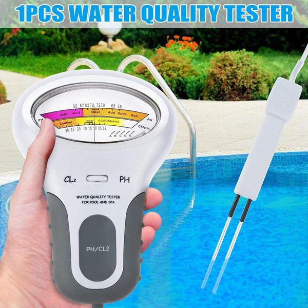 chlorine meters ph tester 2 in 1 water quality testing device cl2 measuring for swimming pool aquarium drinking & accessories
chlorine meters ph tester 2 in 1 water quality testing device cl2 measuring for swimming pool aquarium drinking & accessories