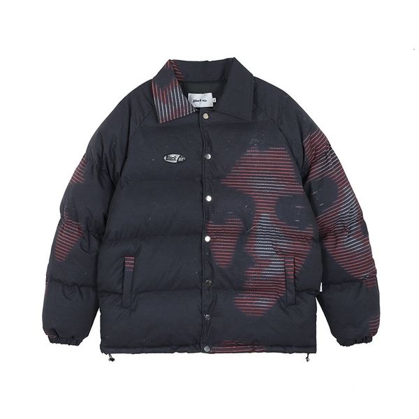original character print thick winter outwear parka men and women oversize casual padded coat loose windbreaker jacket, Black;brown
original character print thick winter outwear parka men and women oversize casual padded coat loose windbreaker jacket, Black;brown