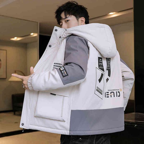 men's jackets male winter jacket with thin korean hood fashion parka hombre trench male cashmere parkas cotton s vcla, Black;brown
men's jackets male winter jacket with thin korean hood fashion parka hombre trench male cashmere parkas cotton s vcla, Black;brown