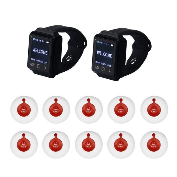 meeyi/y-670/y-a1-wr visitor waiter dining table waterproof watch paging system, 2 watches and 10 buttons (red) walkie talkie
meeyi/y-670/y-a1-wr visitor waiter dining table waterproof watch paging system, 2 watches and 10 buttons (red) walkie talkie