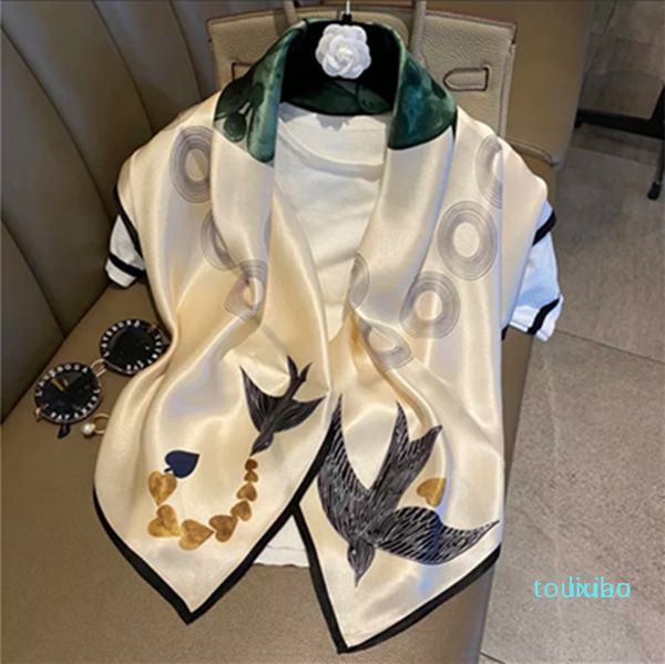 swallow scarf female mulberry silk silk scarf 90 big square spring and summer new silk square, Blue;gray
swallow scarf female mulberry silk silk scarf 90 big square spring and summer new silk square, Blue;gray