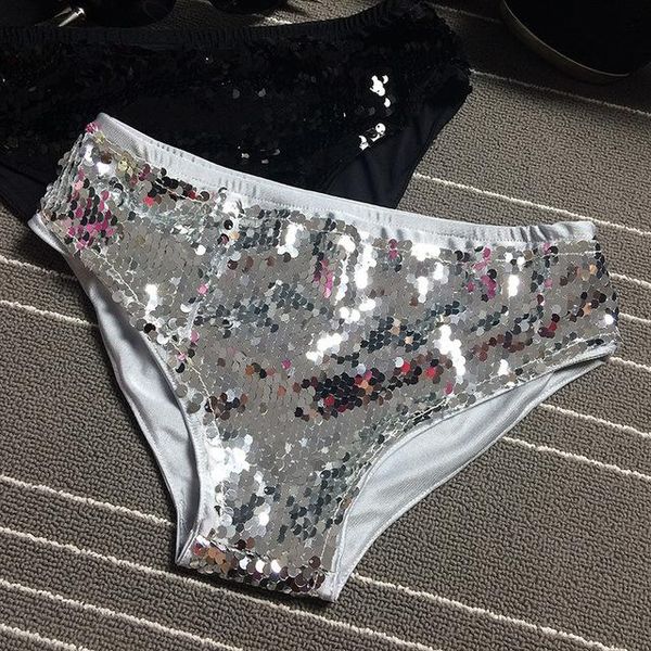 women's shorts blingbling sliver sequins elastic glitter triangle ladies skinny dancing party clubwear, White;black
women's shorts blingbling sliver sequins elastic glitter triangle ladies skinny dancing party clubwear, White;black