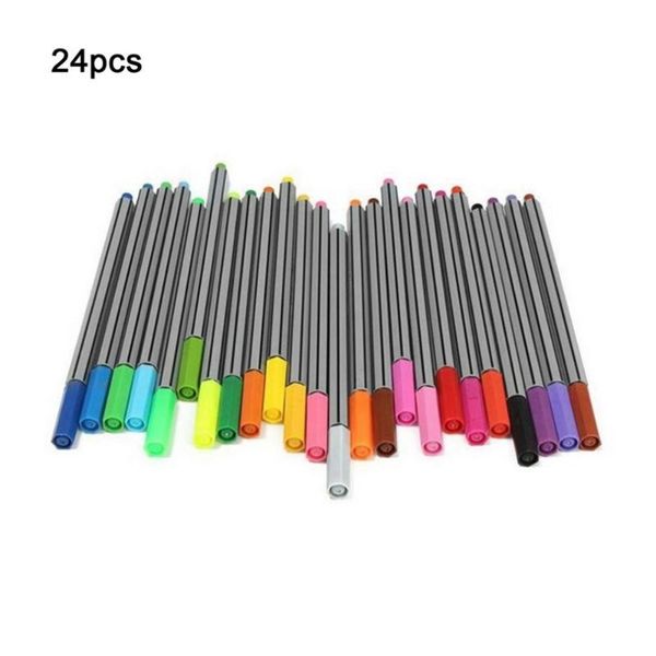 gel pens 24 colors/set 0.4mm super slim fineliner marker school students drawing painting papelaria art
gel pens 24 colors/set 0.4mm super slim fineliner marker school students drawing painting papelaria art