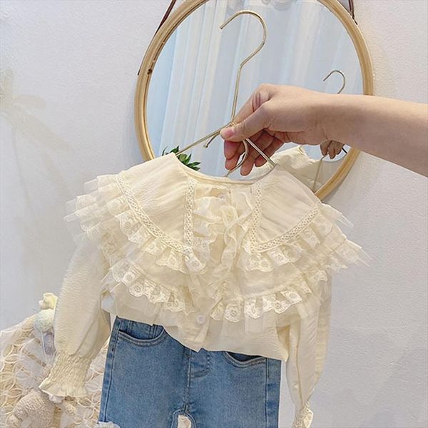 sweet girls kids princess shirts spring autumn long sleeve children baby blouse lace basic shirt s12010, White;black
sweet girls kids princess shirts spring autumn long sleeve children baby blouse lace basic shirt s12010, White;black