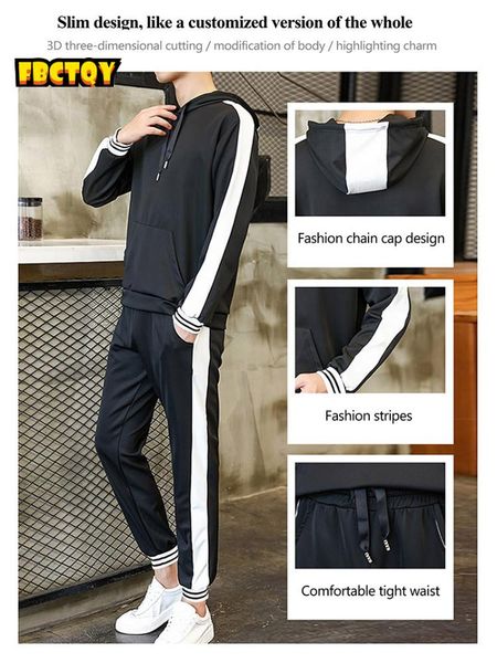 men's pants casual suit printed hoodie two piece sportswear men clothing streetwear jogger custom logo, Black
men's pants casual suit printed hoodie two piece sportswear men clothing streetwear jogger custom logo, Black