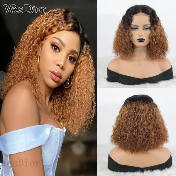 kinky curly lace wig ombre brazilian short bob wigs for black women pre-plucked part human hair remy density 1801, Black;brown
kinky curly lace wig ombre brazilian short bob wigs for black women pre-plucked part human hair remy density 1801, Black;brown