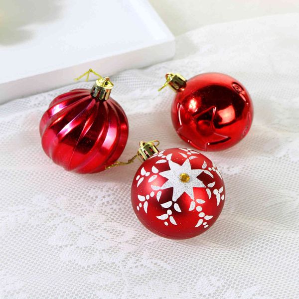 decorative pendant supplies 6cm12pcs electroplated painted plastic snowflake christmas ball gift box set
decorative pendant supplies 6cm12pcs electroplated painted plastic snowflake christmas ball gift box set