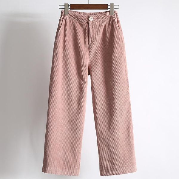 women's pants & capris autumn corduroy loose casual fants female slim elastic waistline ankle length trousers gray pink, Black;white
women's pants & capris autumn corduroy loose casual fants female slim elastic waistline ankle length trousers gray pink, Black;white