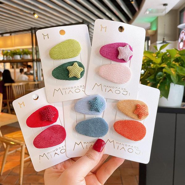 hair accessories 2pcs corduroy ellipse star girl children kid hairpins clip pin hairgrips bb headwear, Slivery;white
hair accessories 2pcs corduroy ellipse star girl children kid hairpins clip pin hairgrips bb headwear, Slivery;white