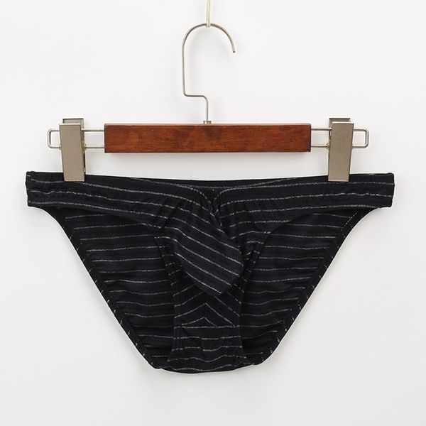 underpants striped print men's underwear low waist comfortable erotic panties breathable ropa interior hombre 2021, Black;white
underpants striped print men's underwear low waist comfortable erotic panties breathable ropa interior hombre 2021, Black;white