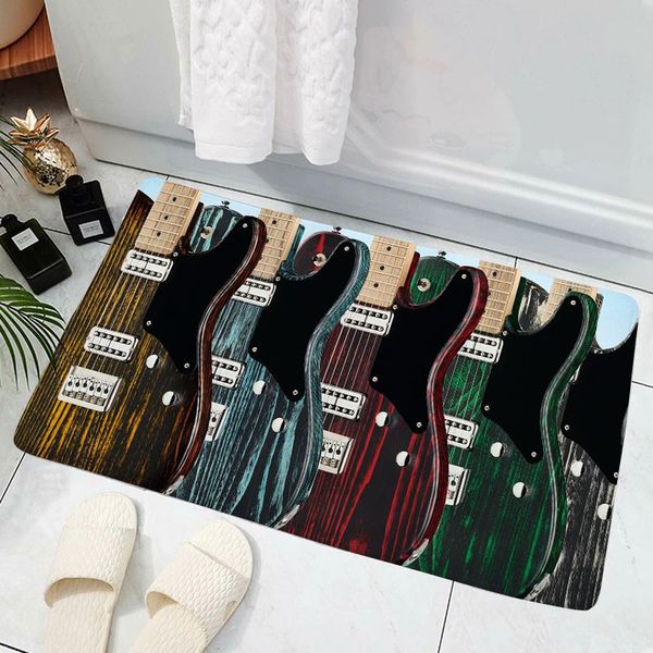 cloocl carpets bathroom non-slip mat dining room printed guitar doormat hip-hop style bedroom anti-skid home textiles diy customize
cloocl carpets bathroom non-slip mat dining room printed guitar doormat hip-hop style bedroom anti-skid home textiles diy customize