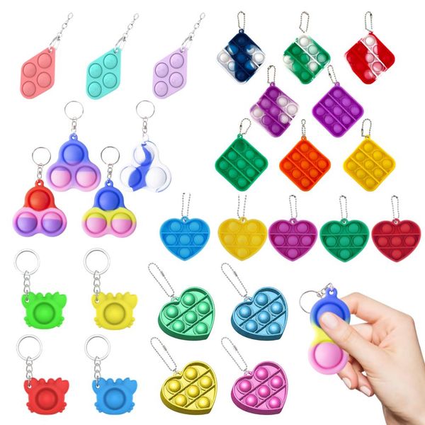 10pieces/lot mini push pop bubble sensory toy key chain autism needs squishy stress reliever toys child funny anti-stress pop it fidg, Silver
10pieces/lot mini push pop bubble sensory toy key chain autism needs squishy stress reliever toys child funny anti-stress pop it fidg, Silver