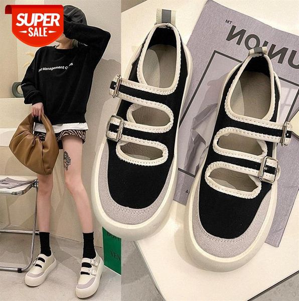 korean version of mary jane big head bread shoes female fairy style word buckle thick bottom belt casual #ny93, Black
korean version of mary jane big head bread shoes female fairy style word buckle thick bottom belt casual #ny93, Black