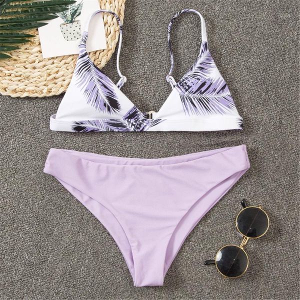 2pcs swimsuit women flower leaves halter bikini sets bandage brazilian bathing suit beach swimwear biquiki women's, White;black
2pcs swimsuit women flower leaves halter bikini sets bandage brazilian bathing suit beach swimwear biquiki women's, White;black