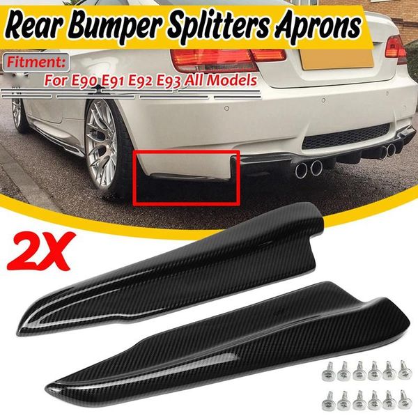 for- e90 e91 e92 e93 m3 carbon fiber look rear bumper lip splitter winglet apron motorcycle mirrors 
for- e90 e91 e92 e93 m3 carbon fiber look rear bumper lip splitter winglet apron motorcycle mirrors