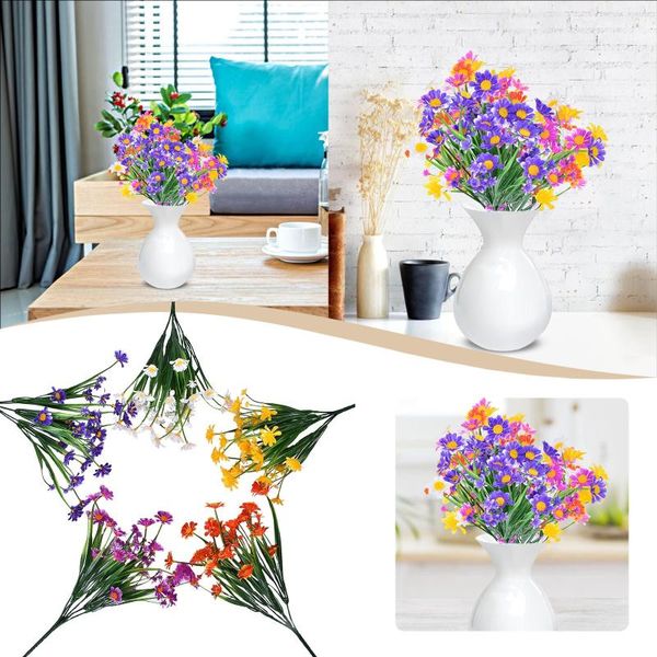 decorative flowers & wreaths artificial flower plastic faux daisy wildflowers indoor outside garden decor fake for home wedding decoration
decorative flowers & wreaths artificial flower plastic faux daisy wildflowers indoor outside garden decor fake for home wedding decoration