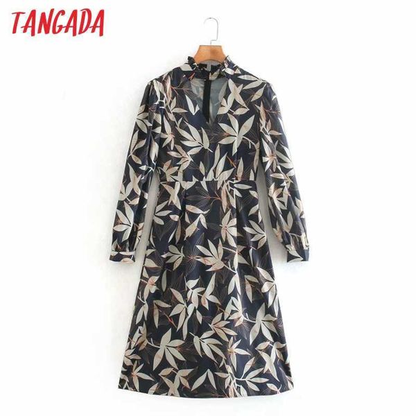 tangada fashion women leaf print tunic dress v neck long sleeve casual female shirt dress xn214 210609, Black;gray
tangada fashion women leaf print tunic dress v neck long sleeve casual female shirt dress xn214 210609, Black;gray