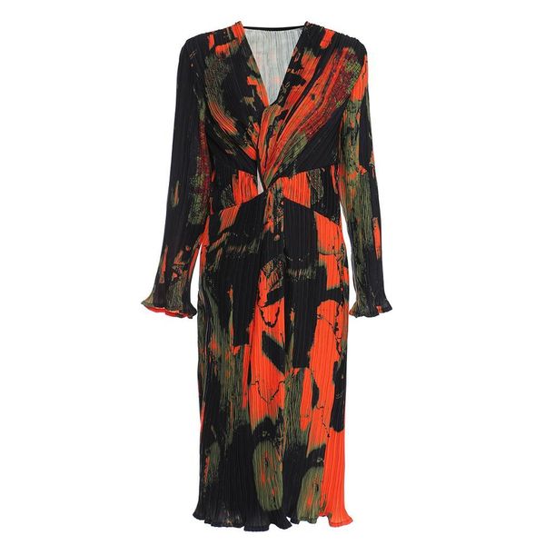 Msxu autumn spring trend 21 style French big v-neck wave retro-standard print plied cross-knot-female dress, Black;gray
Msxu autumn spring trend 21 style French big v-neck wave retro-standard print plied cross-knot-female dress, Black;gray