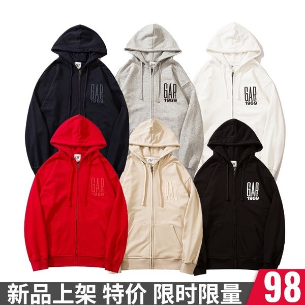 brand hoodie gap sweater men's casual long sleeve couple's versatile embroidered women's loose ins fashion brand zip, Black
brand hoodie gap sweater men's casual long sleeve couple's versatile embroidered women's loose ins fashion brand zip, Black