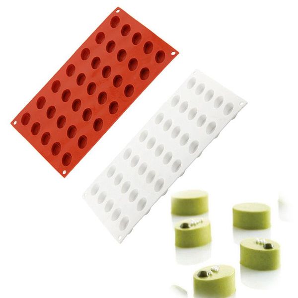 cake tools 35 cavities small oval silicone baking mold for kitchen cakes chocolate pastry candy decorating accessories
cake tools 35 cavities small oval silicone baking mold for kitchen cakes chocolate pastry candy decorating accessories