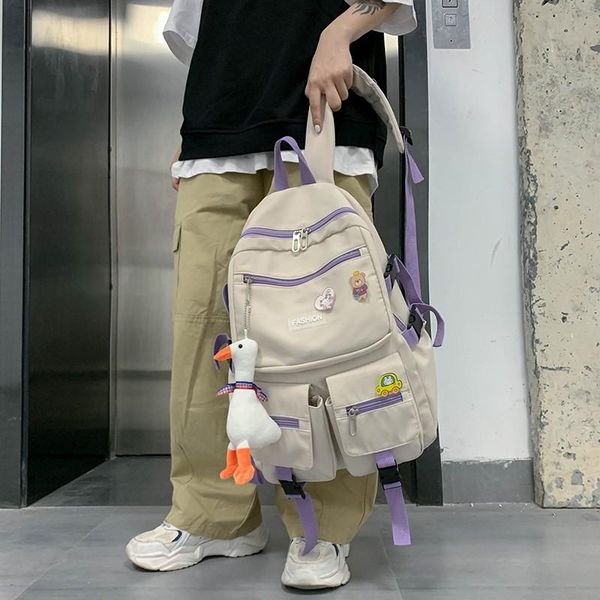 school bags harajuku fashion schoolbag for girls kawaii doll pure color trend women's backpack nylon large-capacity waterproof travel
school bags harajuku fashion schoolbag for girls kawaii doll pure color trend women's backpack nylon large-capacity waterproof travel