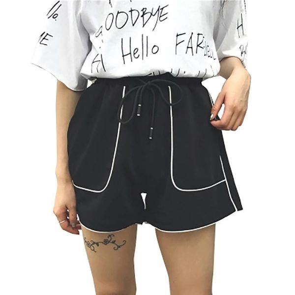 women's shorts summer loose women high waisted running korean fashion sweatpants fitness harajuku short feminino pants 50h0217, White;black
women's shorts summer loose women high waisted running korean fashion sweatpants fitness harajuku short feminino pants 50h0217, White;black