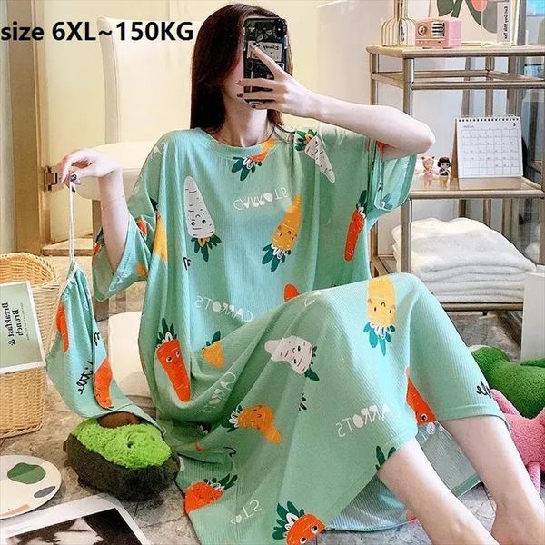 large size 6xl 150kg womens sleepwears long night dress short sleeve o neck cartoon printed sleepwear casual oversized summer home, Black;red
large size 6xl 150kg womens sleepwears long night dress short sleeve o neck cartoon printed sleepwear casual oversized summer home, Black;red