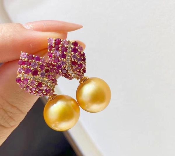 other d526 pearl earrings fine jewelry 925 sterling silver 10-11mm nature fresh water golden pearls drop dangle for women, Golden;silver
other d526 pearl earrings fine jewelry 925 sterling silver 10-11mm nature fresh water golden pearls drop dangle for women, Golden;silver