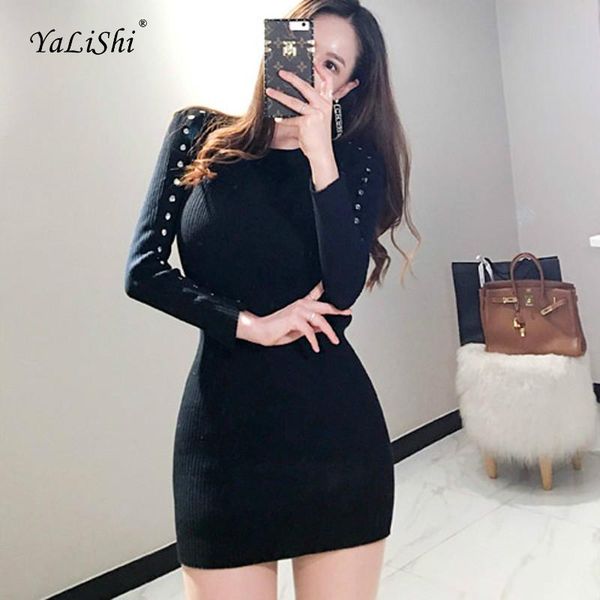 casual dresses 2021 solid bodycon bandage dress women black long sleeve o-neck autumn knitting office work club mini wrap, Black;gray
casual dresses 2021 solid bodycon bandage dress women black long sleeve o-neck autumn knitting office work club mini wrap, Black;gray