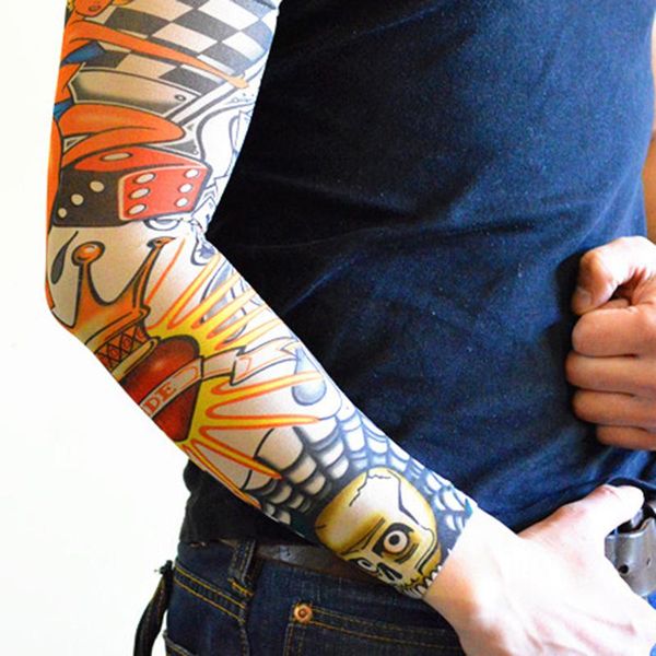 fingerless gloves mens seam tattoo sleeves women arm fake body art for adults leg stockings 200pcs, Blue;gray
fingerless gloves mens seam tattoo sleeves women arm fake body art for adults leg stockings 200pcs, Blue;gray