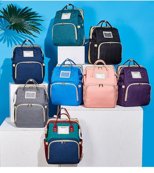 diaper bags multifunctional baby bed large capacity bag backpack maternity nursing handbag stroller with hooks
diaper bags multifunctional baby bed large capacity bag backpack maternity nursing handbag stroller with hooks