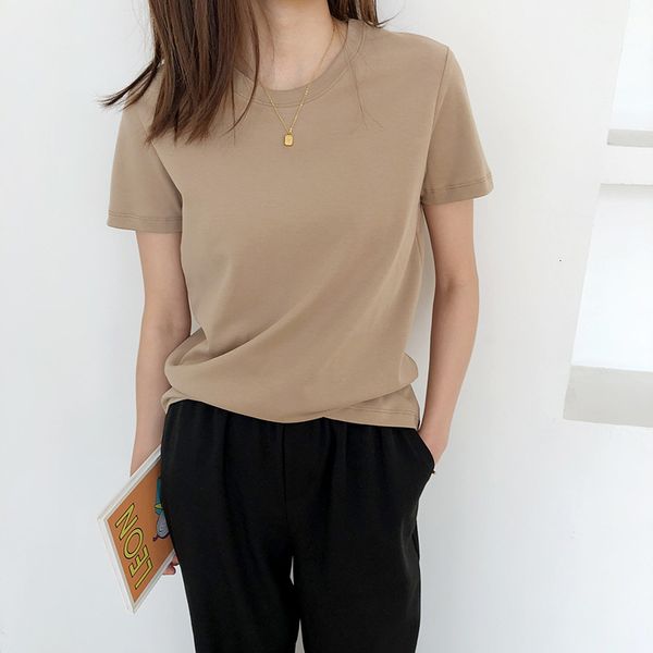 women's t-shirt 100% cotton soft women basic t-shirts round neck solid color short sleeve summer ladies t-shirt fashion zmls, White
women's t-shirt 100% cotton soft women basic t-shirts round neck solid color short sleeve summer ladies t-shirt fashion zmls, White