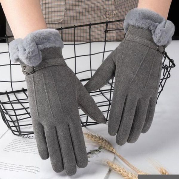 five fingers gloves fashion women faux fur wrist double layer thick windproof cycling mitten winter warm touch screen plush driving g, Blue;gray
five fingers gloves fashion women faux fur wrist double layer thick windproof cycling mitten winter warm touch screen plush driving g, Blue;gray