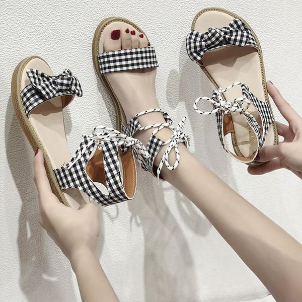 sandals women summer peep toes ankle strap bandage woman party shoes brand flat heel cloth butterfly-knot 2021 style, Black
sandals women summer peep toes ankle strap bandage woman party shoes brand flat heel cloth butterfly-knot 2021 style, Black