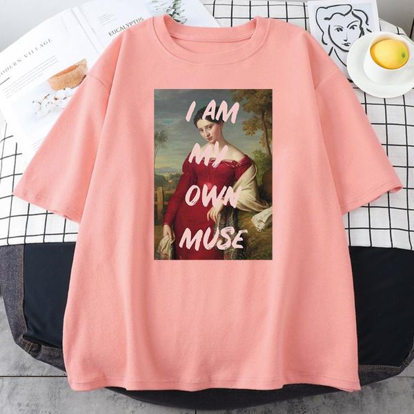 women's t-shirt i' my own muse character prints womens tshirt simple loose t shirt vintage oversize clothing letter oversized tsh, White
women's t-shirt i' my own muse character prints womens tshirt simple loose t shirt vintage oversize clothing letter oversized tsh, White