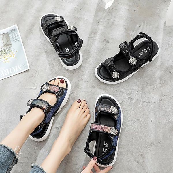 sandals dazzling paillette crystal snow flowers platform women mixed colors hook&loop sneakers trendy creepers sandalias, Black
sandals dazzling paillette crystal snow flowers platform women mixed colors hook&loop sneakers trendy creepers sandalias, Black