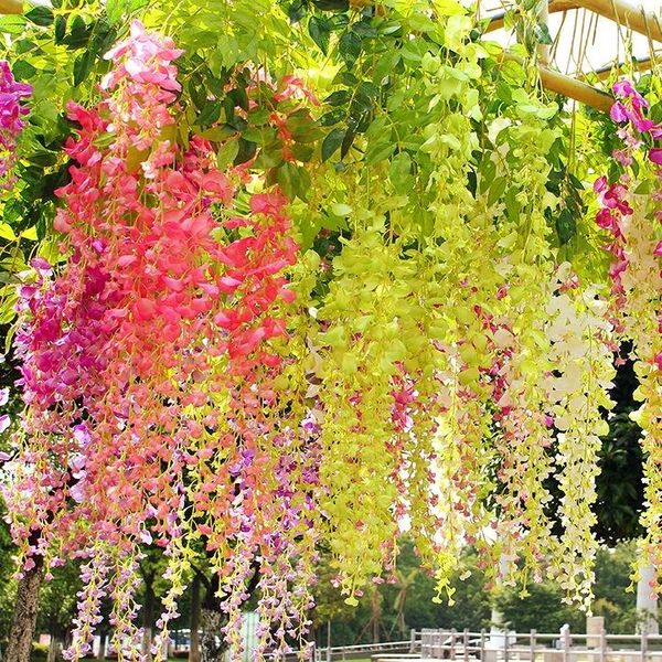 decorative flowers & wreaths simulation plant flowers, wisteria parties. hanging rattan for wedding. stage malls, store windows, ornaments
decorative flowers & wreaths simulation plant flowers, wisteria parties. hanging rattan for wedding. stage malls, store windows, ornaments