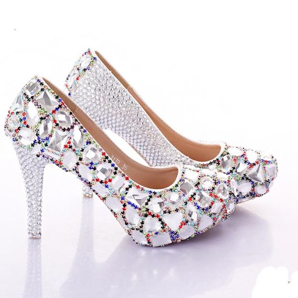 dress shoes 2021 silver high heels crystal bridesmaid multicolor colorful chain rhinestone wedding show performance prom pumps, Black
dress shoes 2021 silver high heels crystal bridesmaid multicolor colorful chain rhinestone wedding show performance prom pumps, Black