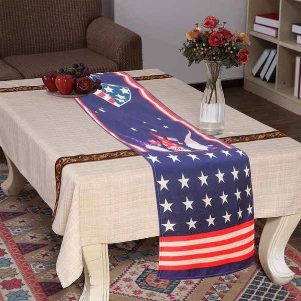 table cloth decoration runner with blue stars and dwarf dress patriotic memorial day independence
table cloth decoration runner with blue stars and dwarf dress patriotic memorial day independence