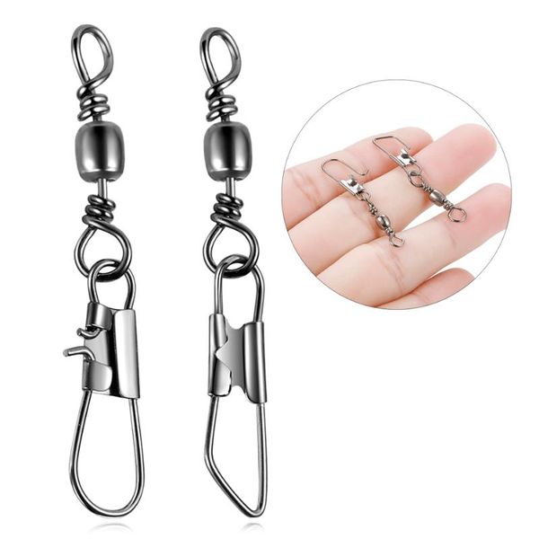 50pcs pike fishing pins accessories connector pin bearing rolling swivel stainless steel snap fish hook lure swivels tackle hooks
50pcs pike fishing pins accessories connector pin bearing rolling swivel stainless steel snap fish hook lure swivels tackle hooks