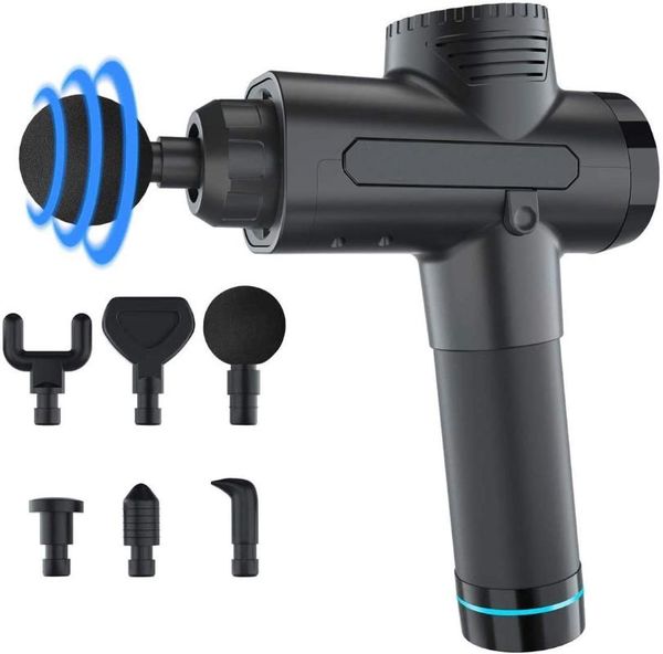 massage gun - deep tissue muscle percussion massager for athletes, 20 speed with 6 replaceable heads super quiet
massage gun - deep tissue muscle percussion massager for athletes, 20 speed with 6 replaceable heads super quiet
