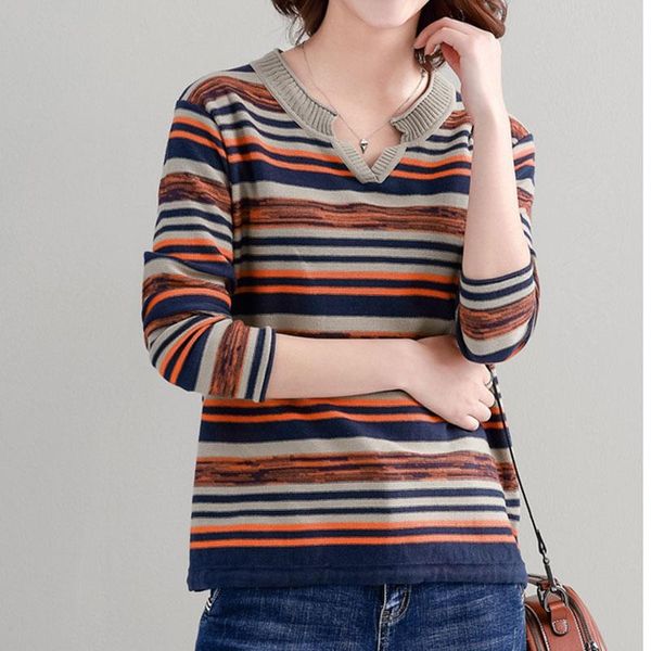 women's sweaters 2021 spring knitted v-neck pullover sweater long sleeve casual pull jumper fashion women female pullovers, White;black
women's sweaters 2021 spring knitted v-neck pullover sweater long sleeve casual pull jumper fashion women female pullovers, White;black