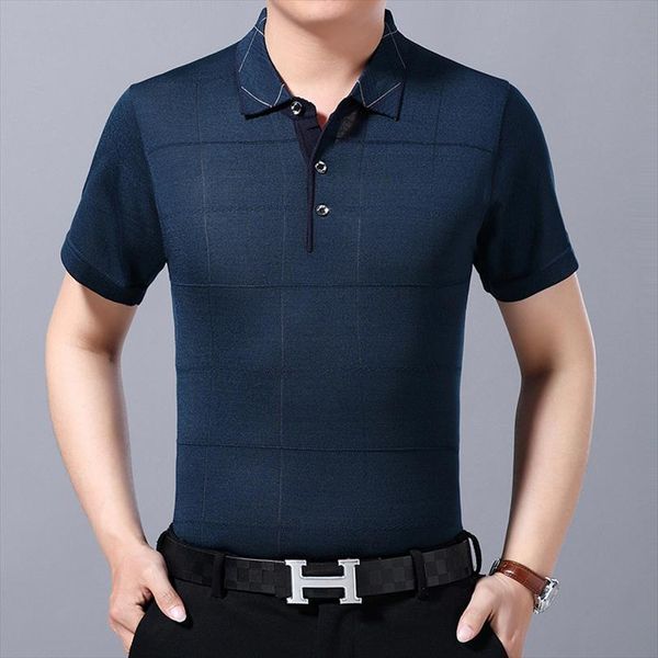 short sleeved shirts in mens polo summer plus size loose ice 40 50 middle aged and elderly, White;black
short sleeved shirts in mens polo summer plus size loose ice 40 50 middle aged and elderly, White;black